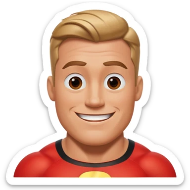 Mr. Incredible from The Incredibles Movie sticker