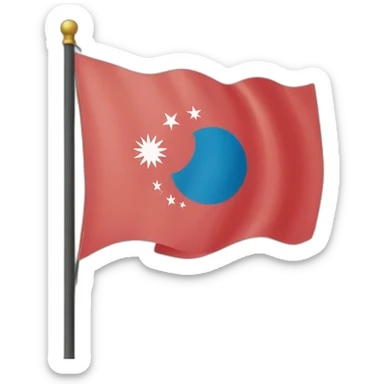 xinjiang flag sticker