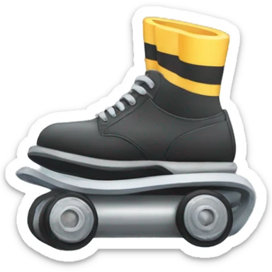 Step on the accelerator to increase speed sticker