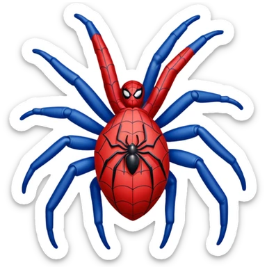 Spider man hand with spicy sense sticker