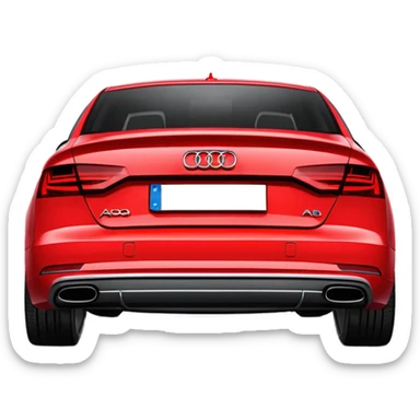 make the emoji the rear tail lights of a b8 audi a4 sticker