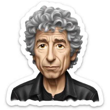 Waterfall Bob dylan sticker