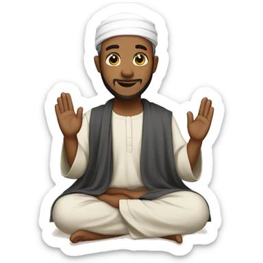 🤲 with prayer Islam  sticker