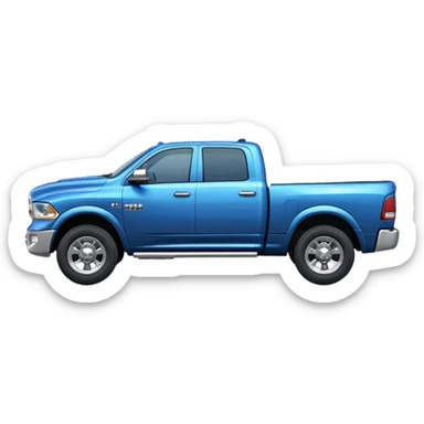 ram truck from the side sticker