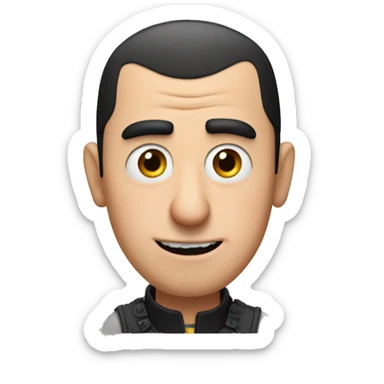 Gru from despicable me sticker