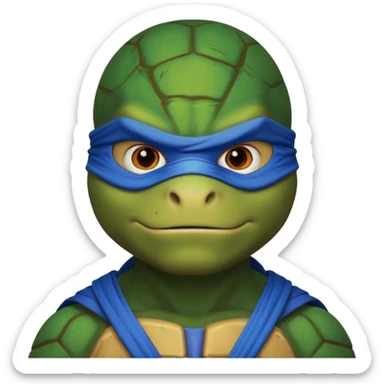 Ninja turtle Leonardo sticker