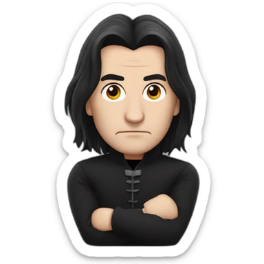 Snape looking suspicious sticker