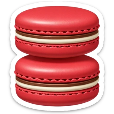 Le Durée Paris macaron red chocolate sticker