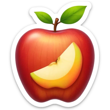 Create an Apple-style emoji that represents a stock/share, combining a clean upward-trending chart, a minimal financial symbol, and a confident growth vibe, using simple shapes, smooth gradients, and the polished. sticker