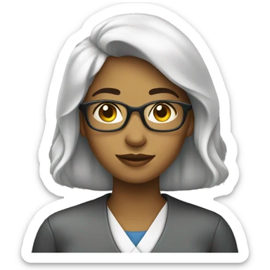 Cientista Social mulher  sticker