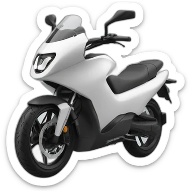 moto électrique du futur sticker