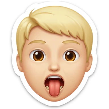 Hungry emoji sticker