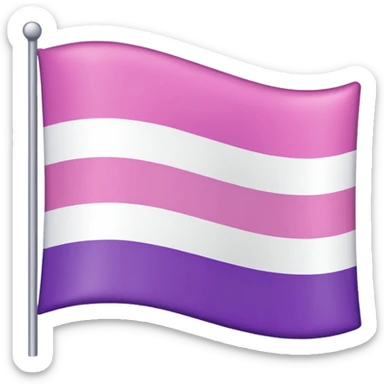 Lesbian flag  sticker