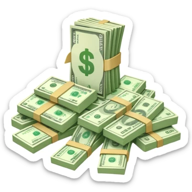 varniable revienue money money variable money sticker