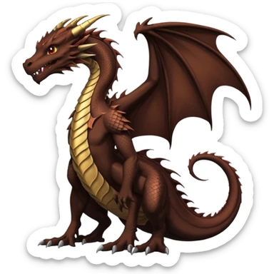 Anime Dragon Human Shadow sticker
