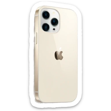 white iPhone 14 with beige checkered case sticker