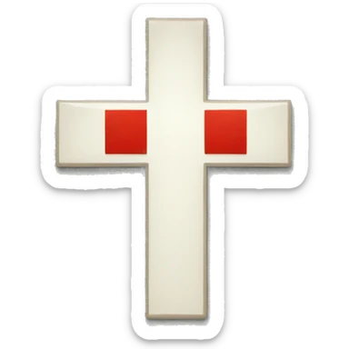 red cross prohibition symbol sticker