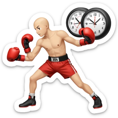 Ma verekszünk pörög az idő ⌚️🥊 sticker