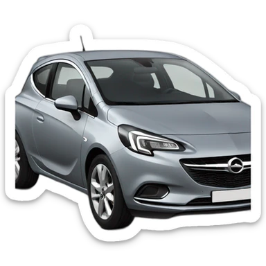 Opel corsa 2016 grise sticker