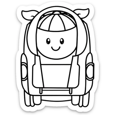 I want a sticker with “Fi-mi-ar scârbă” in a cartoonish, funny, artistic style. sticker