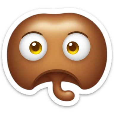 Kidney cartoon sticker