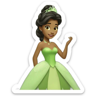 Princess tiana sticker