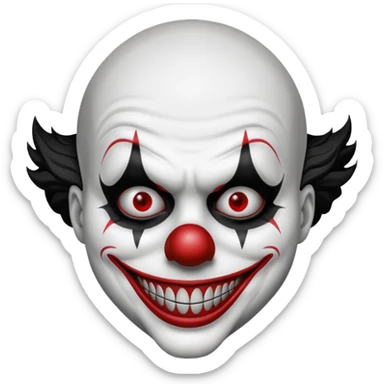 Art the clown Terrifier movi sticker