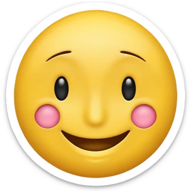 Emoji, smiley face with 1 eye closed sticker