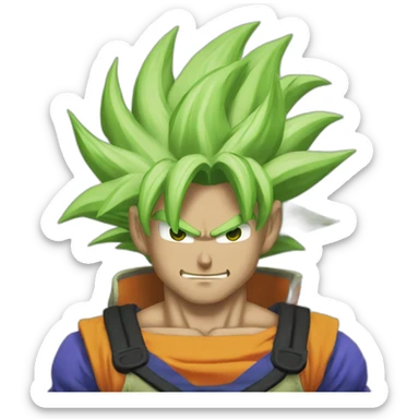 Végéta dbz sticker