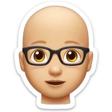 Bald Baby in Lamborghini sticker