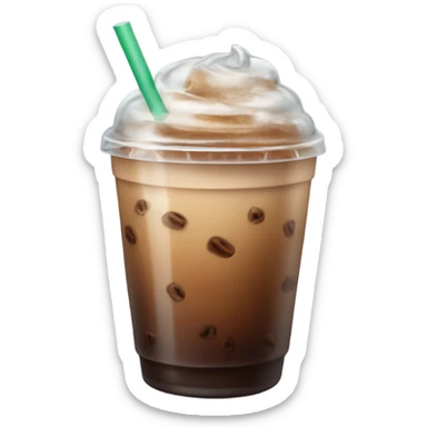 Iced coffee sticker