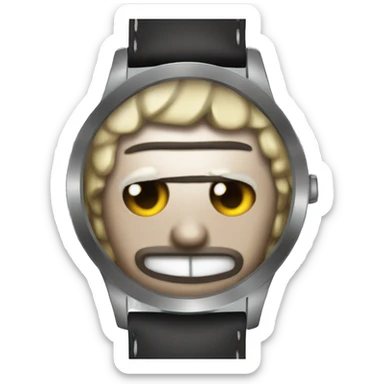Related wrist watch emoji sticker