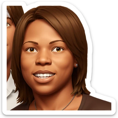 brown-haired boy with necklace sticker