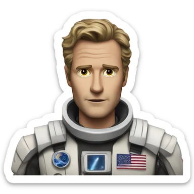interstellar movie Joseph Cooper sticker