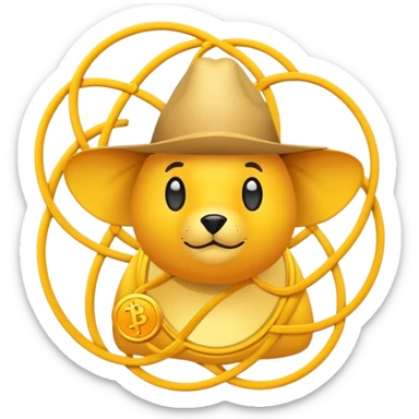 Australian cryptocurrency sticker