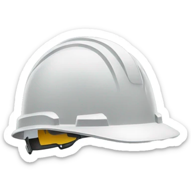 Granite hard hat safety sticker