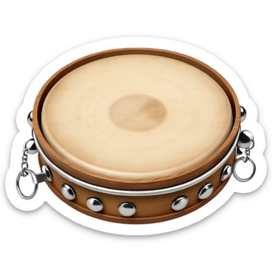 Tambourine sticker