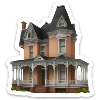Victorian house sticker