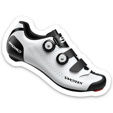 Wight color road cycling shoes looks like s-works torch, without any logo sticker