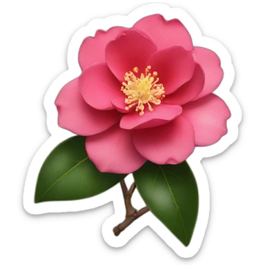 camelia sticker