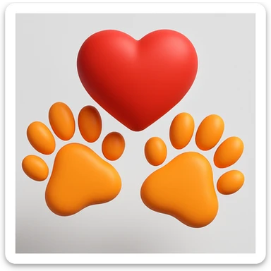 Make it microsoft style 3d fluent emojis: Add a heart to the image sticker