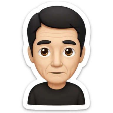 elves with braided hair old man black dress  sticker