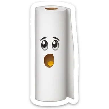 Paper towel roll sticker