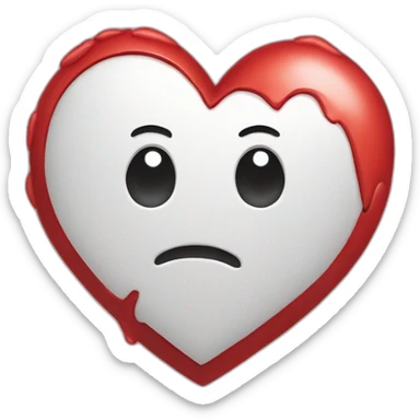 Repaired heart sticker