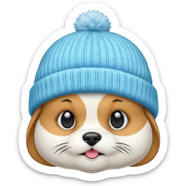 Winter Beanie Pet sticker