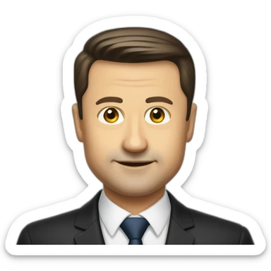 President Volodymyr Zelenskyy sticker