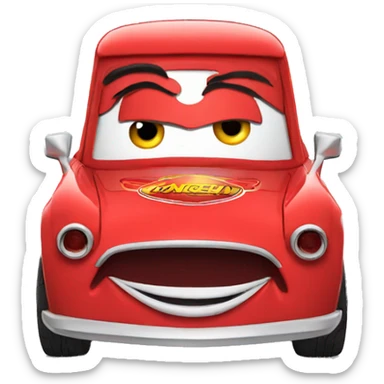 FLASH MCQUEEN sticker