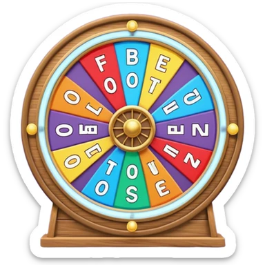   wheel of fortune letter board sticker