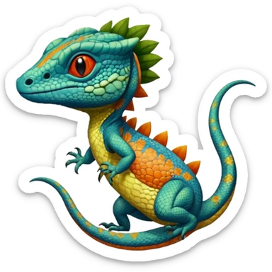 Salandit-Agama-Kecleon-lizard sticker