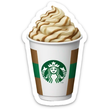 One starbucks coffee sticker